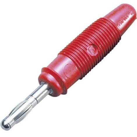 Fiche banane mâle Ø de la broche: 4 mm SKS Hirschmann LAS 30 972518101 rouge 1 pc(s) D27082
