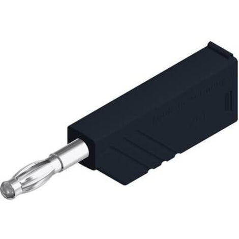 Fiche banane mâle Ø de la broche: 4 mm SKS Hirschmann LAS N WS 934100100 noir 1 pc(s) D23740