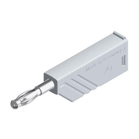Fiche banane mâle Ø de la broche: 4 mm SKS Hirschmann LAS N WS weiß 934100107 blanc 1 pc(s) D25476