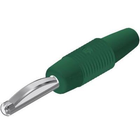 Fiche banane mâle Ø de la broche: 4 mm SKS Hirschmann VON 20 930046104 vert 1 pc(s) D25284