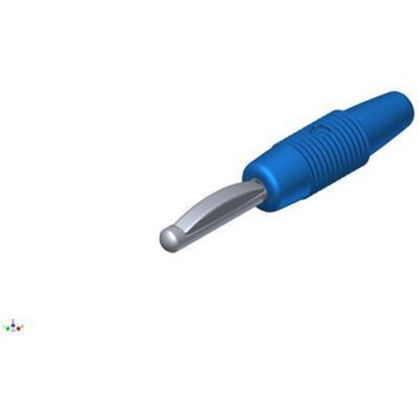 Fiche banane mâle Ø de la broche: 4 mm SKS Hirschmann VON 20 930047102 bleu 1 pc(s) D27463