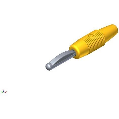 Fiche banane mâle Ø de la broche: 4 mm SKS Hirschmann VON 20 930047103 jaune 1 pc(s) D27444