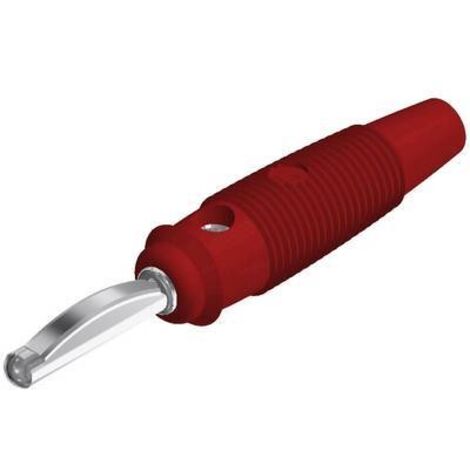 Fiche banane mâle Ø de la broche: 4 mm SKS Hirschmann VQ 20 930058101 rouge 1 pc(s) D22465