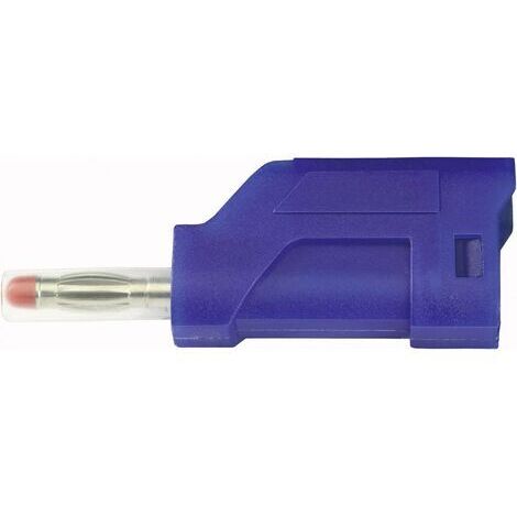 Fiche banane mâle Ø de la broche: 4 mm TRU COMPONENTS TC-R8-104 BL 1587905 bleu 1 pc(s) S640731