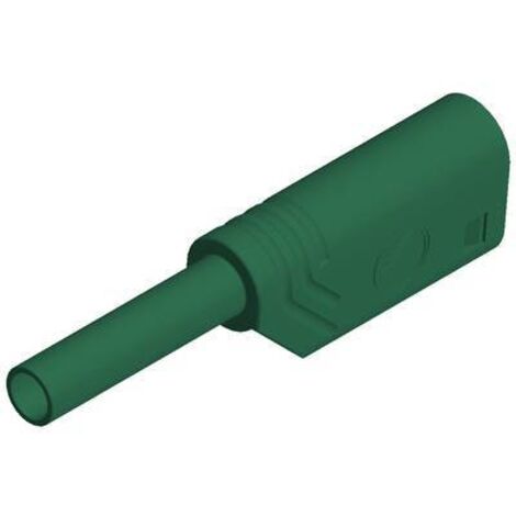 Fiche banane mâle de sécurité Ø de la broche: 2 mm SKS Hirschmann MST S WS 30 Au 975090704 vert 1 pc(s) D25665