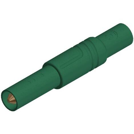 Fiche banane mâle de sécurité Ø de la broche: 4 mm Hirschmann Test & Measurement LAS S G 934097104 vert 1 pc(s)