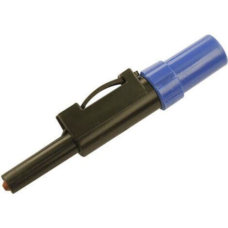 Fiche banane mâle de sécurité Ø de la broche: 4 mm Hirschmann Test & Measurement SLS 20 B 931825102 bleu 1 pc(s)