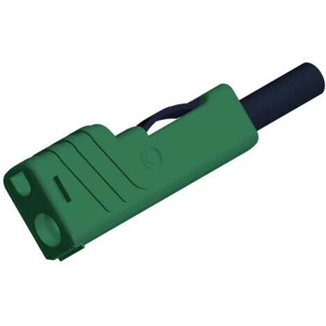 Fiche banane mâle de sécurité Ø de la broche: 4 mm Hirschmann Test & Measurement SLS 200 932153104 vert 1 pc(s)