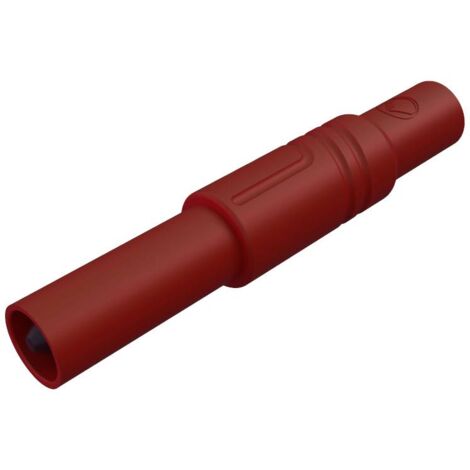FICHE BANANE MÂLE DE SÉCURITÉ Ø DE LA BROCHE: 4 MM SKS HIRSCHMANN LAS S G 934097101 ROUGE 1 PC(S)