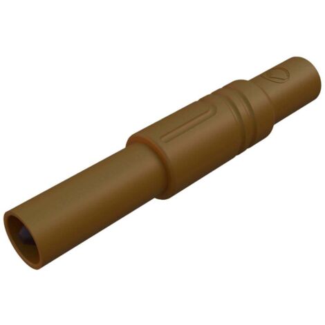 FICHE BANANE MÂLE DE SÉCURITÉ Ø DE LA BROCHE: 4 MM SKS HIRSCHMANN LAS S G 934097105 MARRON 1 PC(S)