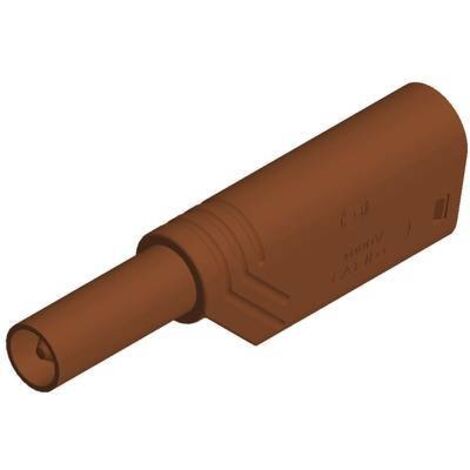 FICHE BANANE MÂLE DE SÉCURITÉ Ø DE LA BROCHE: 4 MM SKS HIRSCHMANN LAS S G 934099105 MARRON 1 PC(S)