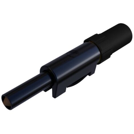 Fiche banane mâle de sécurité Ø de la broche: 4 mm SKS Hirschmann SLS 20 B 931825100 noir 1 pc(s)