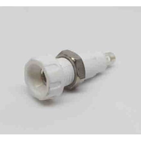 Fiche banane RS PRO Blanc Femelle 10A 50V