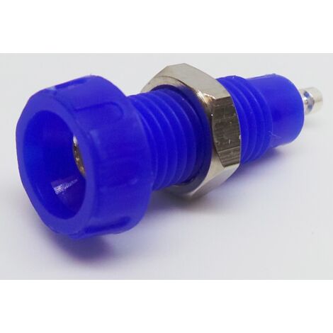 Fiche banane RS PRO Bleu Femelle 10A 50V