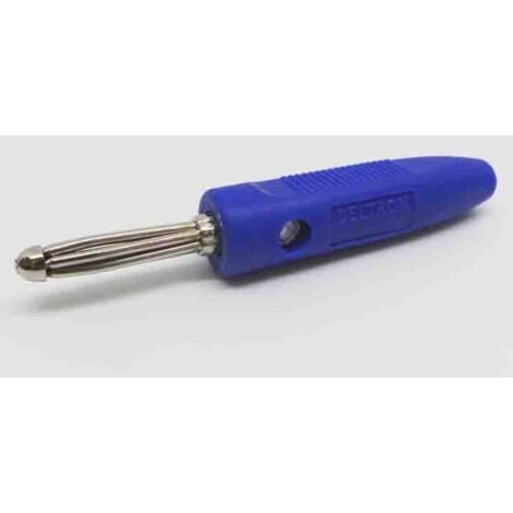 Fiche banane RS PRO Bleu Mâle 16A 50V