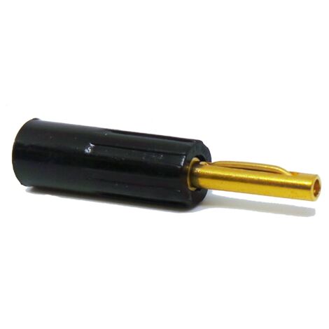 Fiche banane RS PRO Noir Mâle 16A 50V