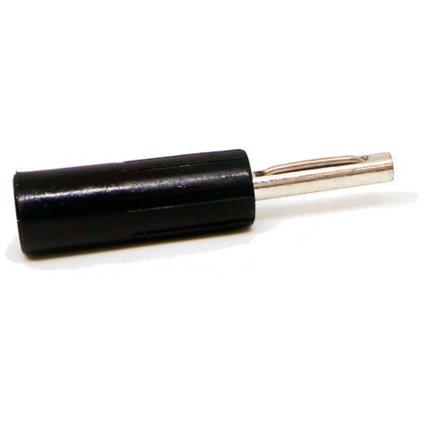 Fiche banane RS PRO Noir Mâle 16A 50V