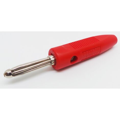 Fiche banane RS PRO Rouge Mâle 16A 50V