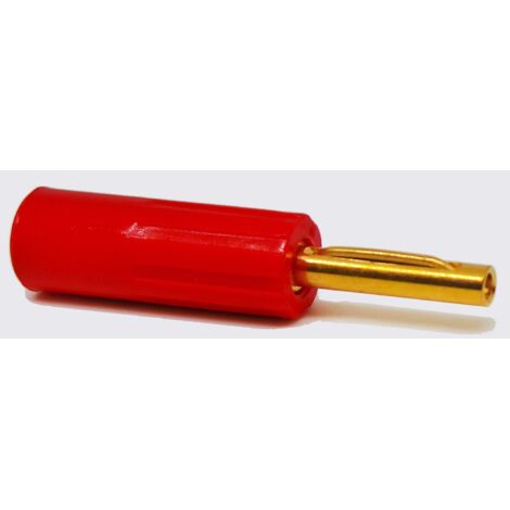 Fiche banane RS PRO Rouge Mâle 16A 50V