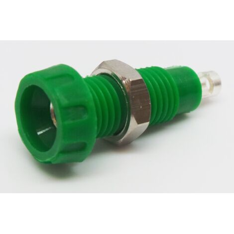 Fiche banane RS PRO Vert Femelle 10A 50V