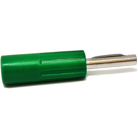 Fiche banane RS PRO Vert Mâle 16A 50V