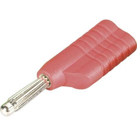 Fiche banane Schnepp S 4041 L rt mâle, droit Ø de la broche: 4 mm rouge 1 pc(s) D29235