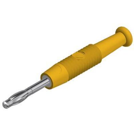 Fiche banane SKS Hirschmann MSTF 2 ge 938420103 mâle, droit Ø de la broche: 2 mm jaune 1 pc(s) C695151