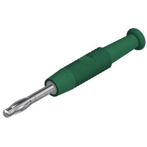 Fiche banane SKS Hirschmann MSTF 2 gn 938420104 mâle, droit Ø de la broche: 2 mm vert 1 pc(s) C695241