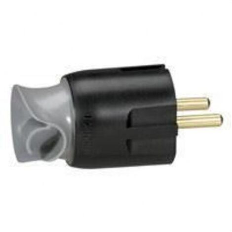 FICHE BIPOLAIRE 2P+T 16A ROTATIVE MOBILE NOIRE (LEGRAND 050173)