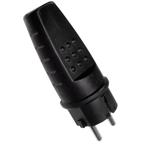 Fiche Bipolaire En Caoutchouc (cee 7/7), Ip44, 16a 250v
