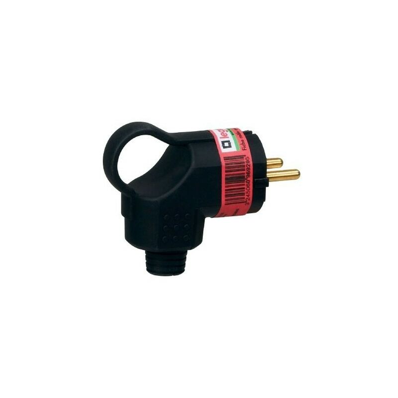 Legrand - Fiche caoutchouc 2p+t 16 a sortie latérale à anneau male