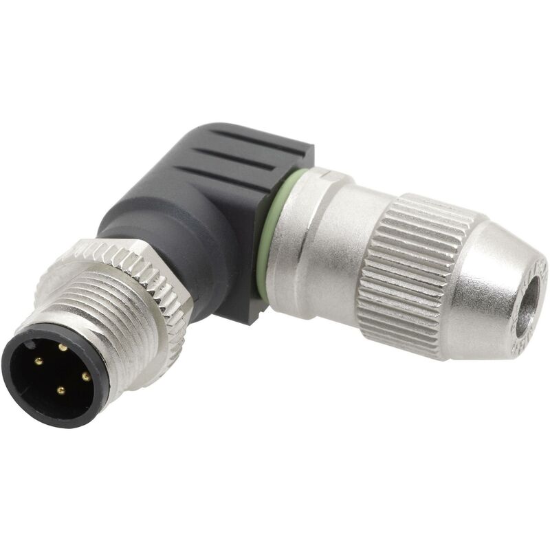 Fiche broche mâle Harting HARAX® M12-S 21011405081 mâle, coudé Pôle: 4 1 pc(s) C78771