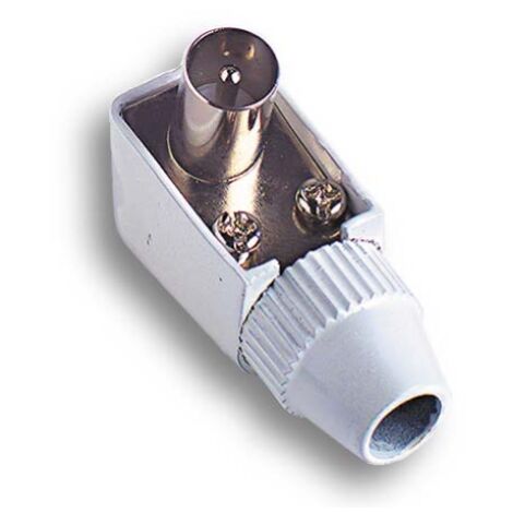 Fiche coaxiale A  angle droit FME Art 32.040 pour cA ble de tA lA vision TV