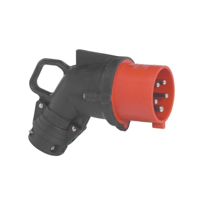 Legrand - Fiche mobile coudée Hypra IP44 32A - 380V à 415V - 3P+N+T - caoutchouc