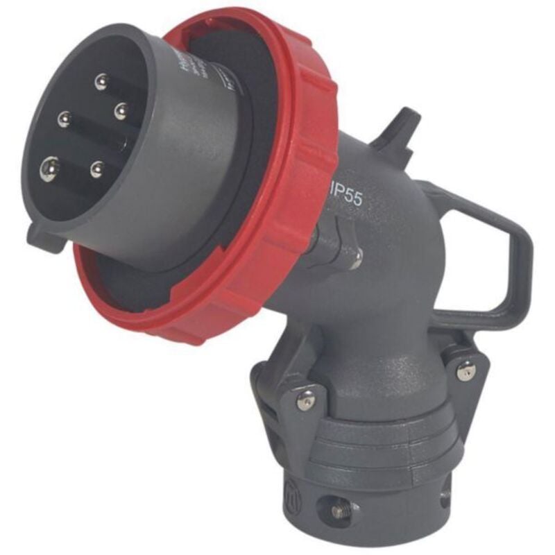 Legrand - Fiche mobile coudée Hypra IP66/67-55 16A - 380V à 415V - 3P+N+T - plastique