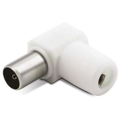 Fiche coudee TV femelle 9.52mm, Metronic
