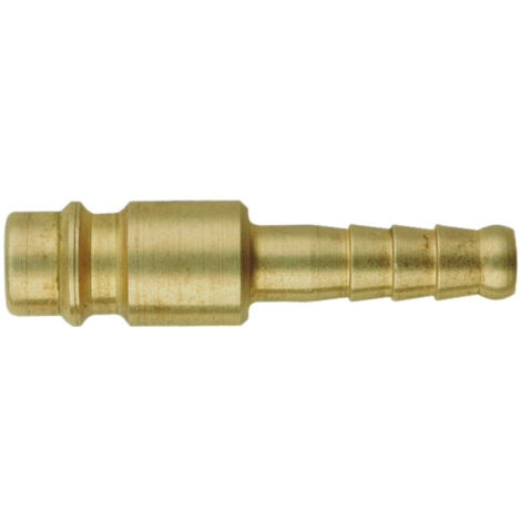 Fiche de couplage avec raccord souple 6 mm, laiton
