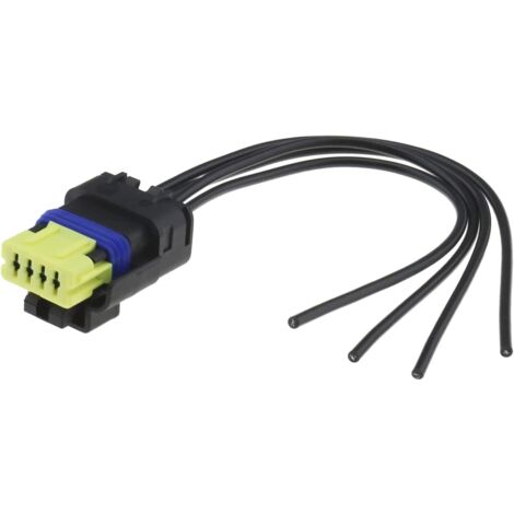 Fiche de Faisceau Câble Pompe à Carburant de Voiture 4 Broches 8201348602 15cm Connecteur de Capteur de Réservoir de Pompe à Carburant Pièces de Rechange Automobiles