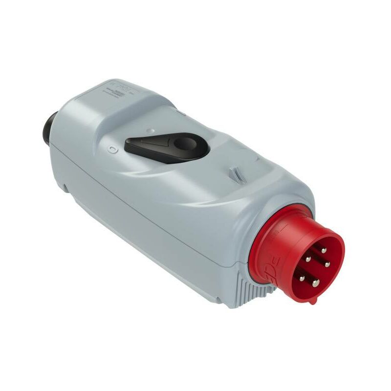 Fiche de protection moteur cee 16 a 5 pôles PCE 54715530 400 v rouge, gris 1 pc(s) A483671