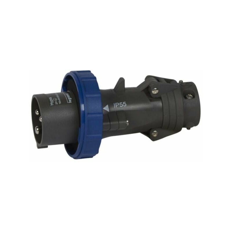 Legrand - Fiche mobile droite Hypra IP66/67-55 16A - 200V à 250V - 2P+T - plastique