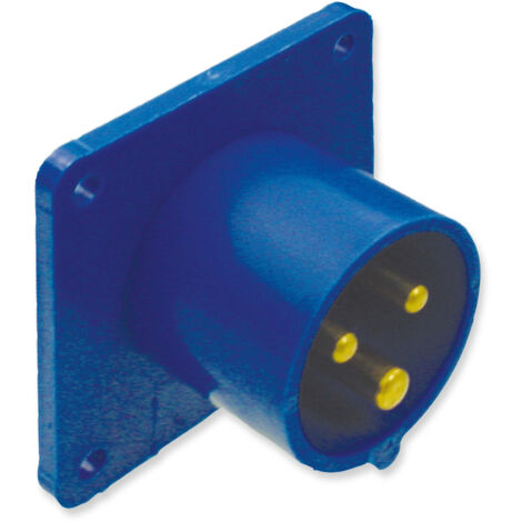 Fiche encastrable CEE PCE à 3 pôles, 16 A, 230 V, IP44