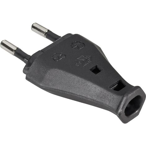Fiche Euro Kaiser K852/sw plastique 230 V noir IP20 X92269