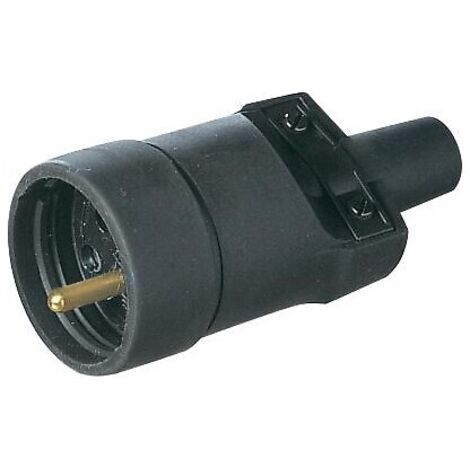 Fiche Faxian femelle 16 A 2P+T caoutchouc IP40 - L'EBENOID