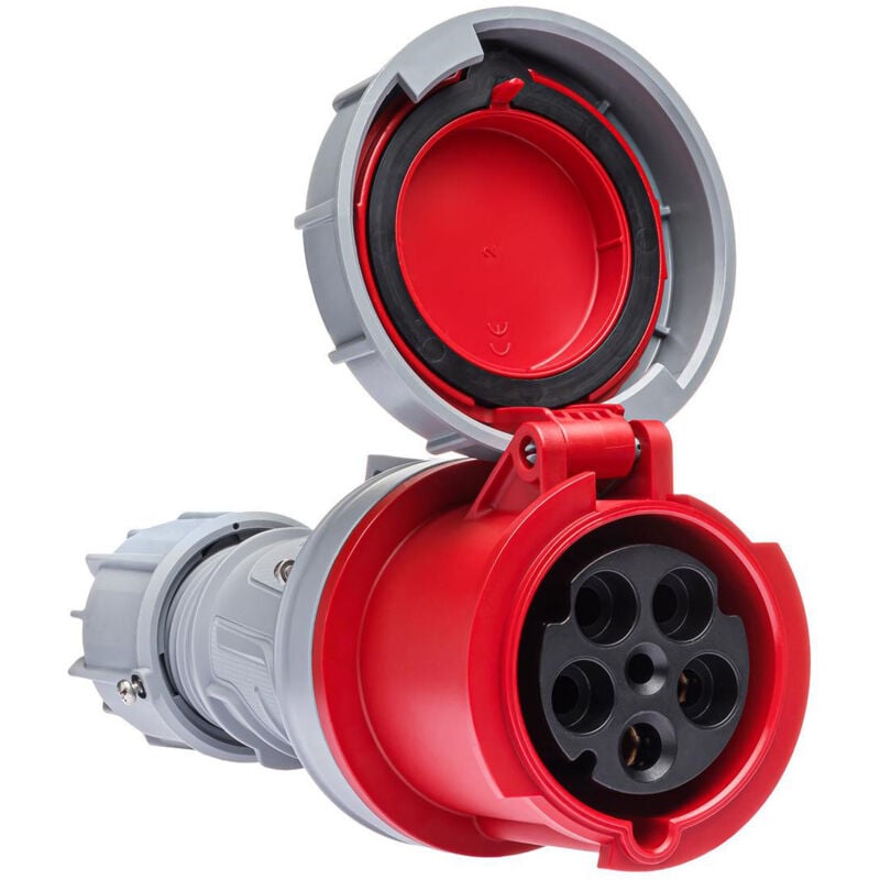 Fiche Femelle 63a Tétrapolaire 3p+n+t - étanche Ip67 - Ide