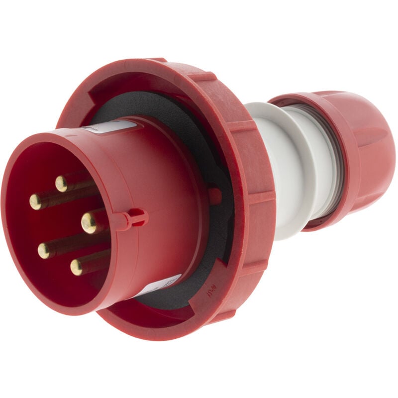 Fiche mâle IEC309 3P+N+T 32A Zenitech