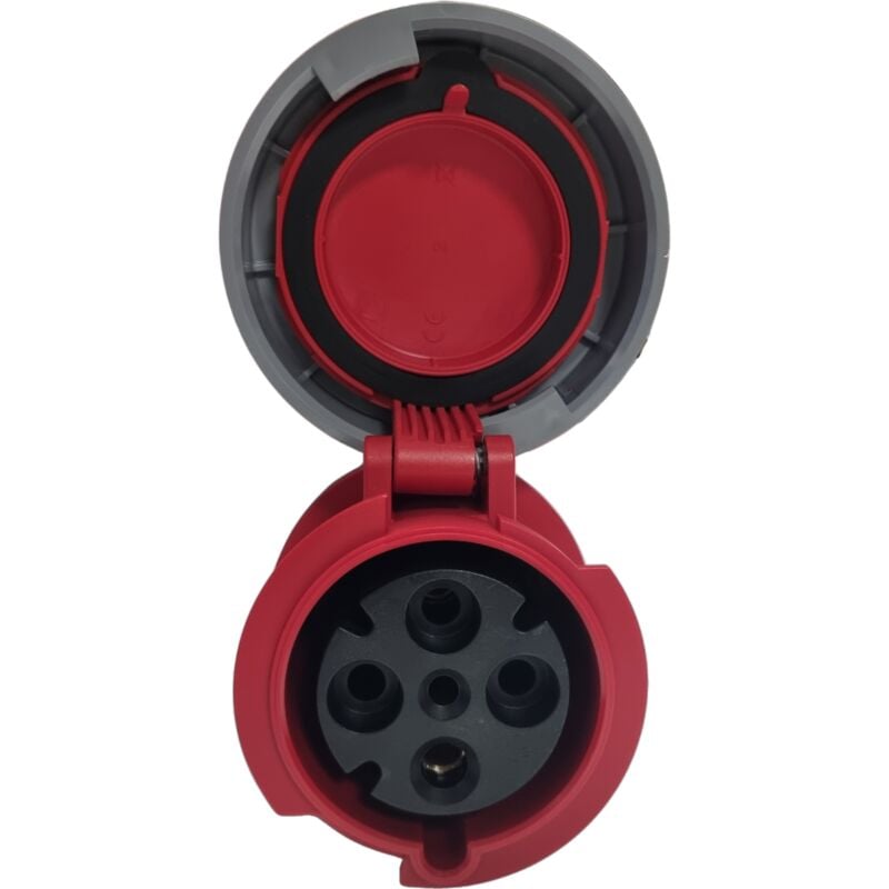IDE - Fiche Femelle 63a Triphasé 3p+t - étanche Ip67