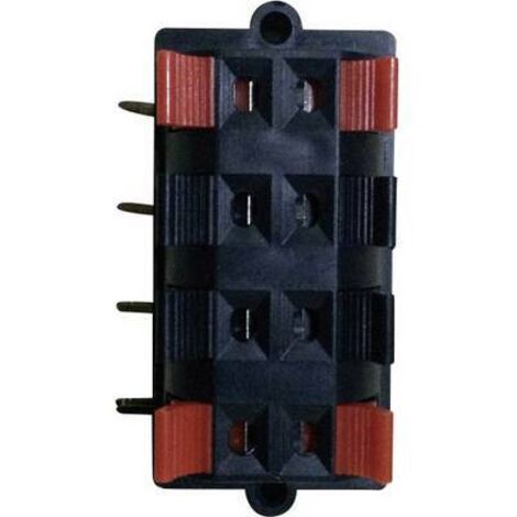 FICHE HAUT-PARLEUR EMBASE FEMELLE HORIZONTALE NOMBRE DE PÔLES : 8, NOIR, 1 PIÈCE TRU COMPONENTS 737763