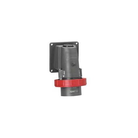 Fiche inclinée fixe Hypra IP66/67-55 32A - 380V à 415V 3P+T plastique - LEGRAND