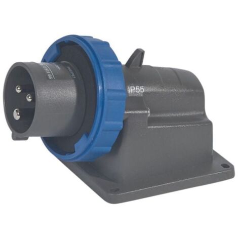 Fiche inclinée Hypra IP66/67-55 16A - 200V à 250V - 2P+T - plastique - LEGRAND