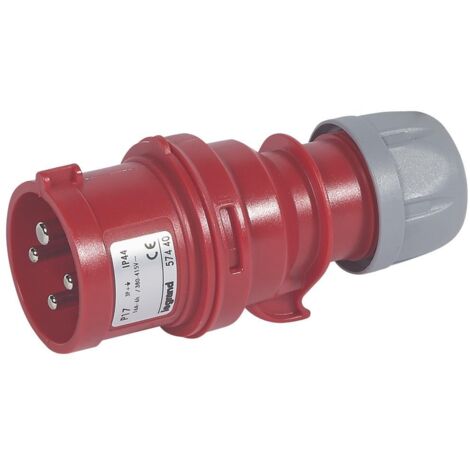 Fiche inverseur de phases P17 IP44 16A de 380V à 415V 3P+T LEGRAND 057440